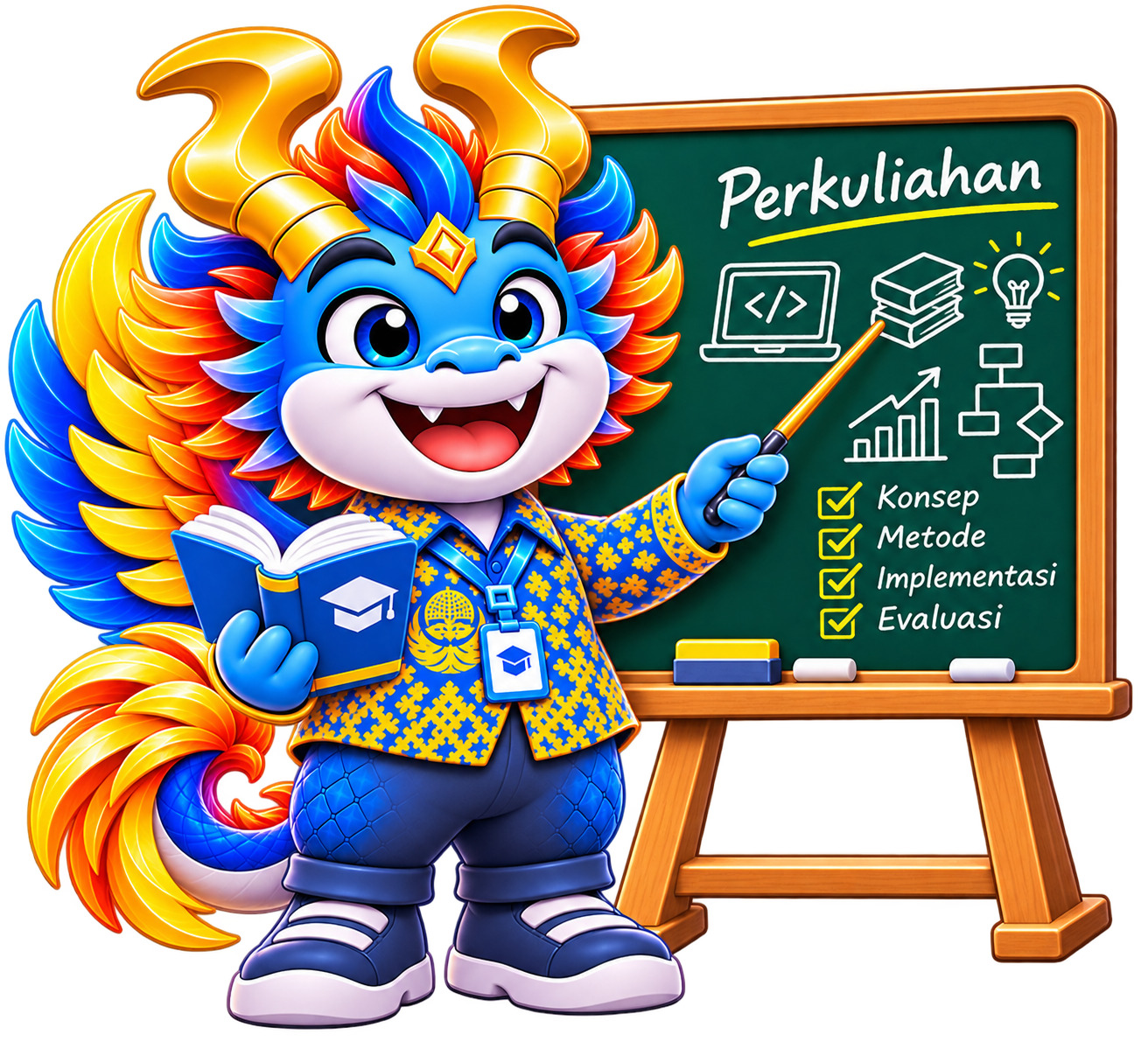 Maskot representasi proyek Open Learning